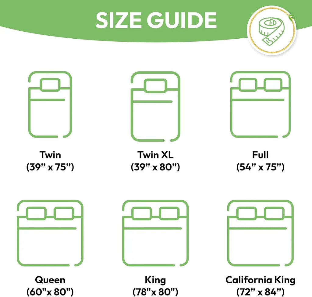 Mattress Protector, 100% Waterproof & Ultra-Tech Cooling Rayon from Bamboo Viscose - Fitted Sheet Style