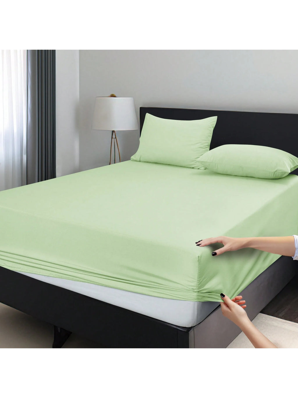 Easy to Fit 360 Elastic Microfiber Sheets - 16 Inches Deep Pocket - Wrinkles Fade Resistant