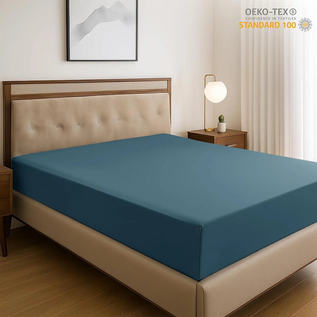Easy to Fit 360 Elastic Microfiber Sheets - 16 Inches Deep Pocket - Wrinkles Fade Resistant