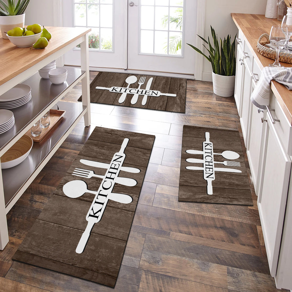 Kitchen oil and water-absorbing floor mat, bedroom living room soft carpet, porch doormat, bathroom  floor mat