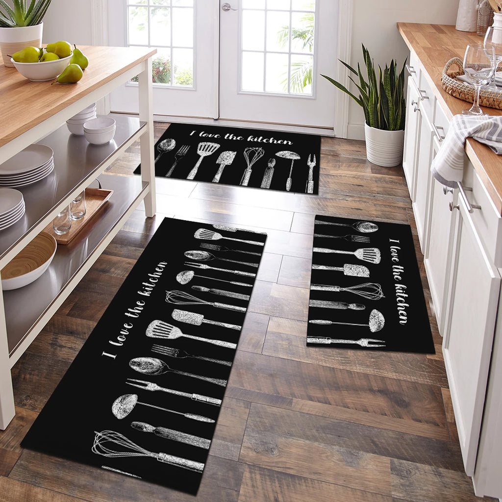 Kitchen oil and water-absorbing floor mat, bedroom living room soft carpet, porch doormat, bathroom  floor mat