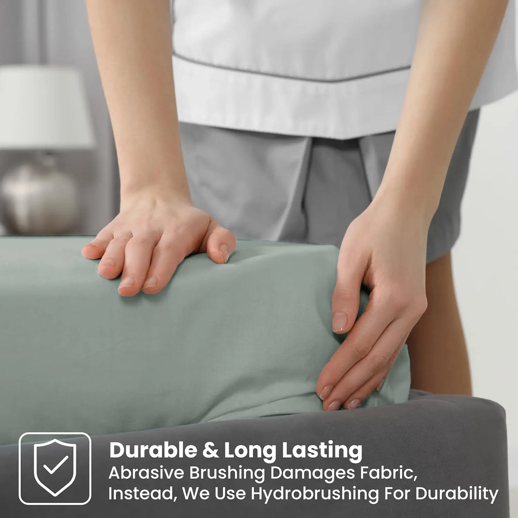 Easy to Fit 360 Elastic Microfiber Sheets - 16 Inches Deep Pocket - Wrinkles Fade Resistant