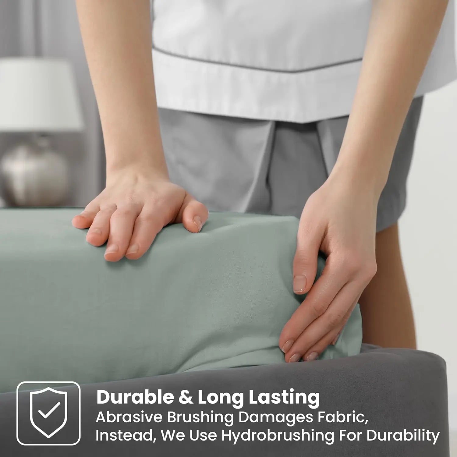 Easy to Fit 360 Elastic Microfiber Sheets - 16 Inches Deep Pocket - Wrinkles Fade Resistant