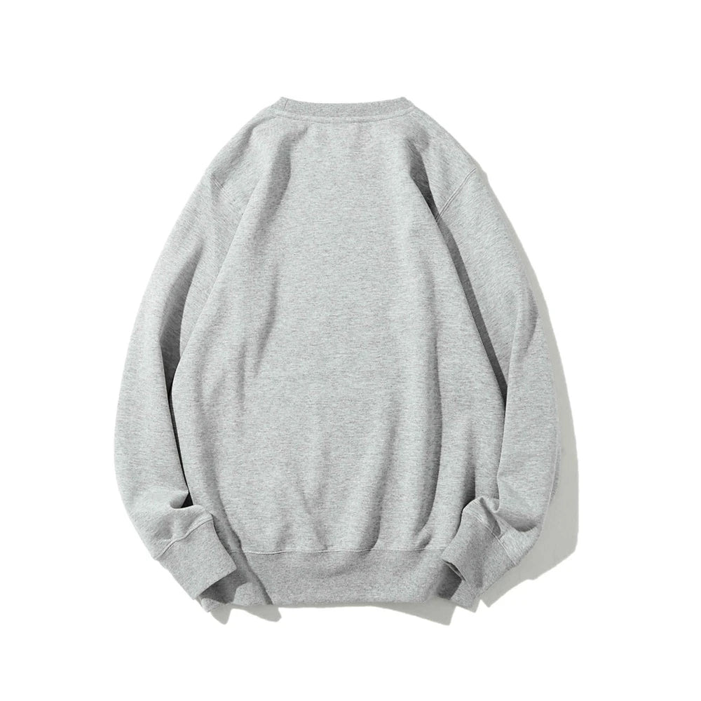 Brush Stroke Flag Sweatshirt Artistic Patriotic Print Casual Loose Long Sleeved