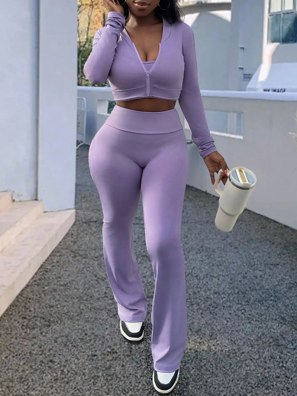A Fashionable and Comfortable 3-piece Summer Casual Sportswear Set