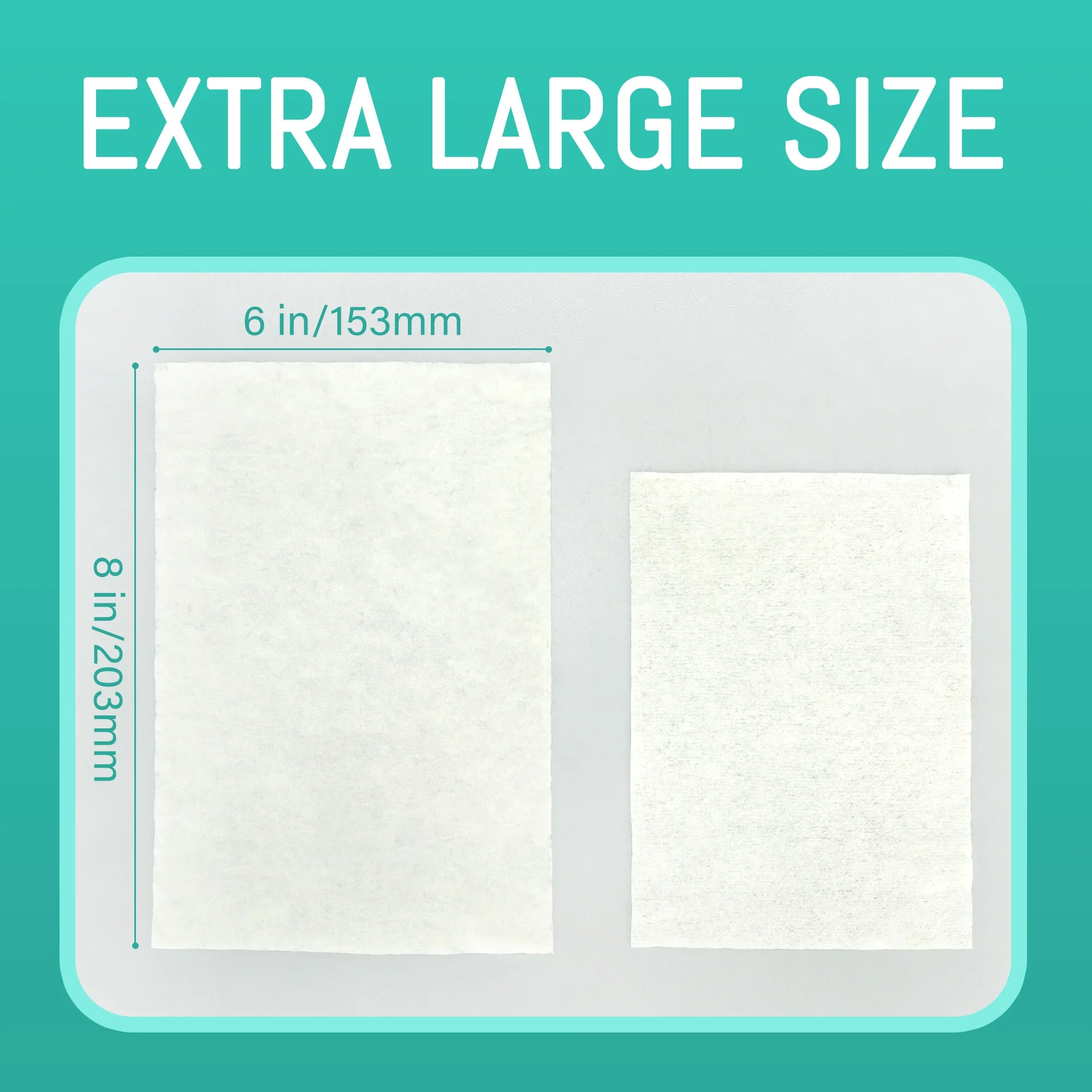 Extra Large Flushable Wet Wipes For Home Outdoor Use, Thickened Butt Wipes, 3 Packs x 48 Ct, 144/288 Wipes