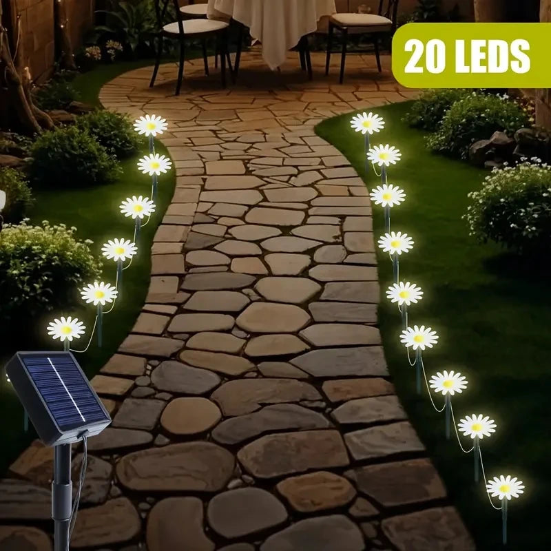 Solar Outdoor Garden Lawn Pilot Light Waterproof Courtyard Flower Path Light String for , Christmas Lights, Christmas Ornaments, Home Decorations