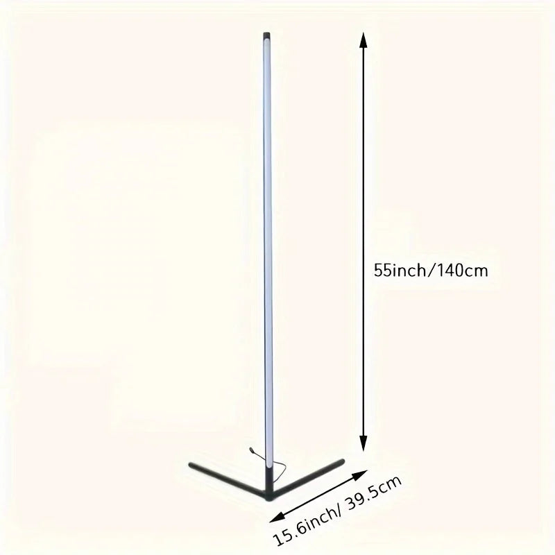 Corner Floor Lamp, 60-Inch , For Living Room Bedroom Game Room