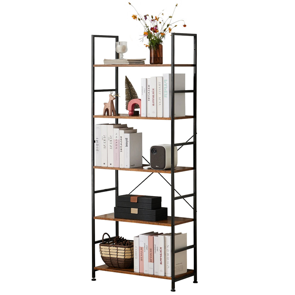 Bookcase Bookshelf  For Storage Organizer for Bedroom Home Office Kitchen Living Room