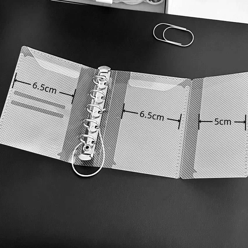 Notebook Transparent Loose  Binder  Sketchbook  Office Supplies