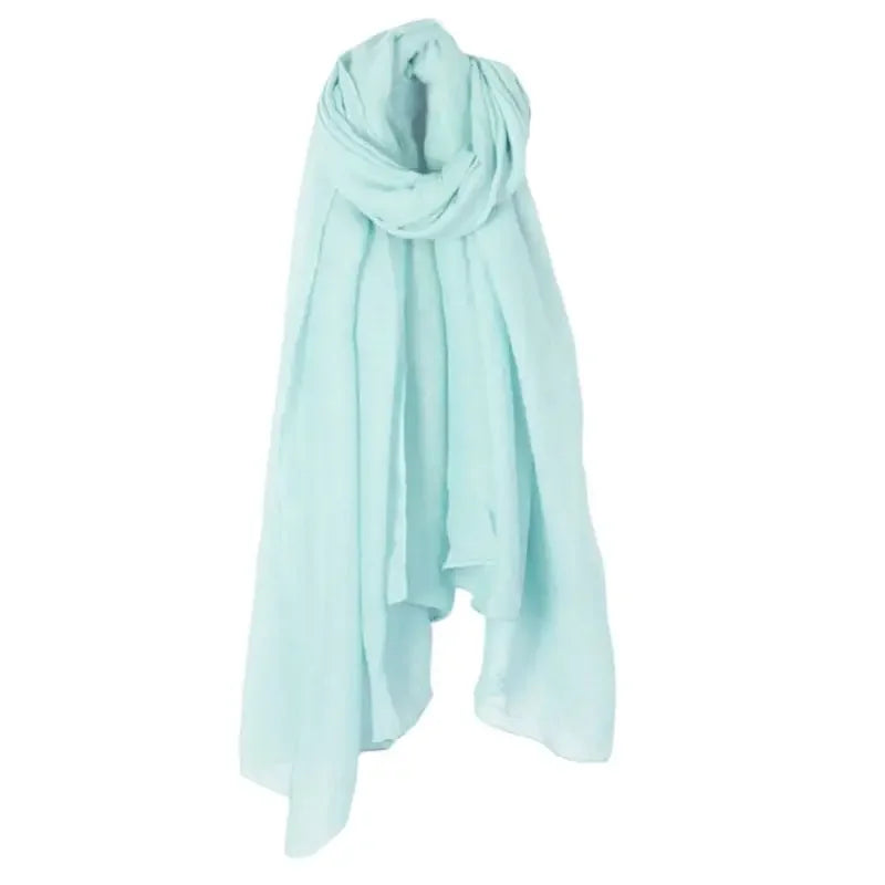 Women Long Scarf Wrap Scarves Cotton   Elegant
