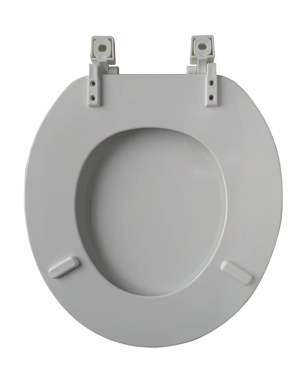 Toilet Seat White Round Molded Wooden