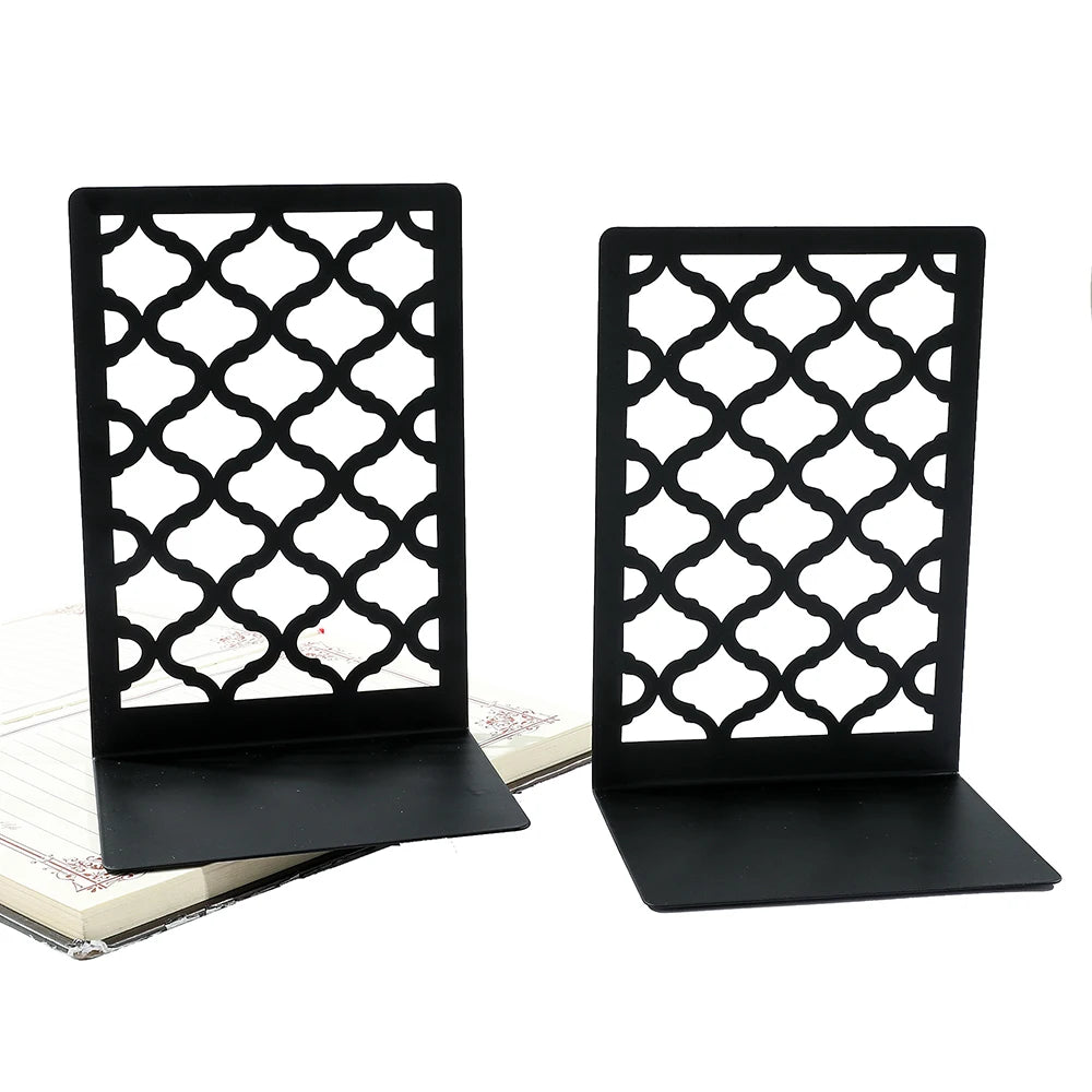 L-Shaped Bookends, Home Office  Decorative Gift for Bookworms