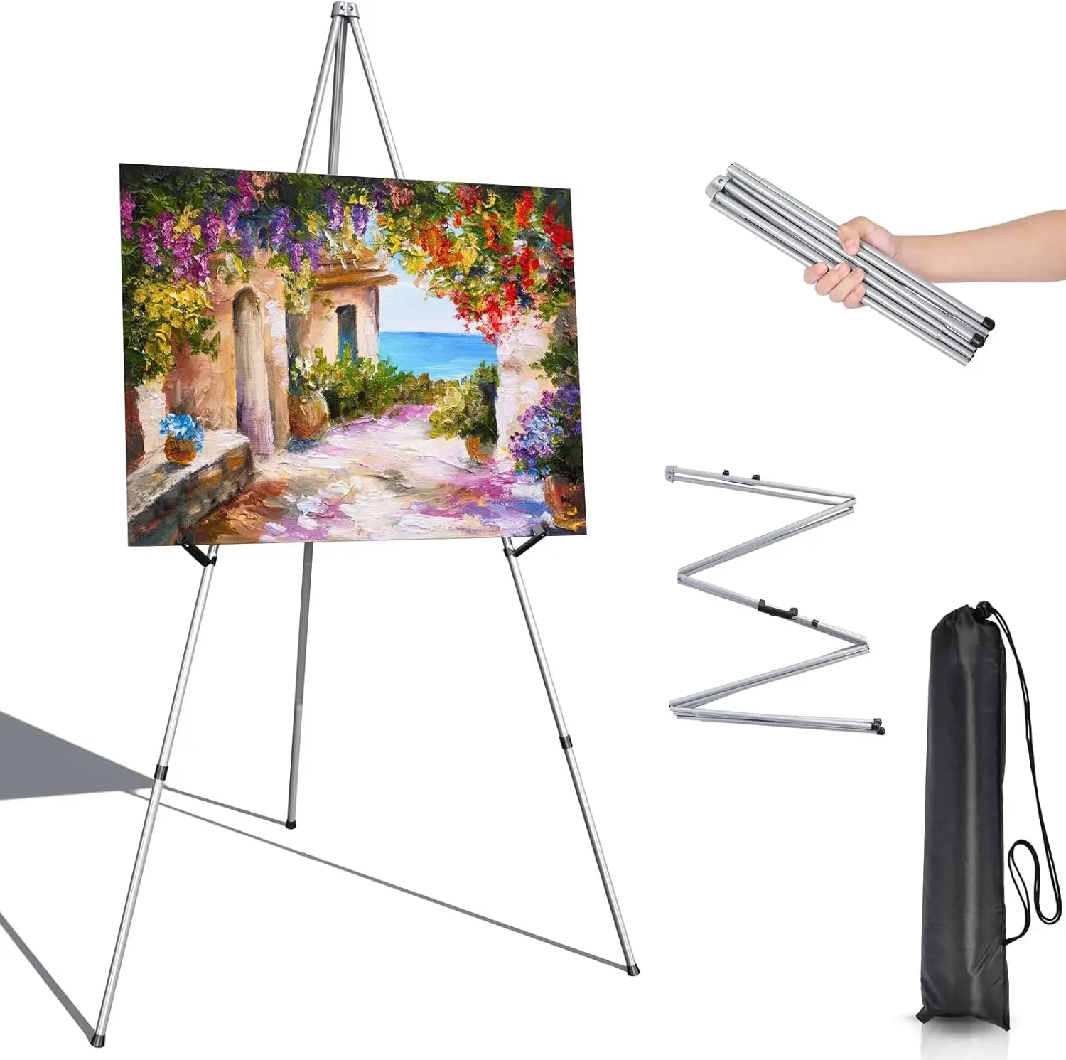 Easel Stand Painting - Adjustable Height Tabletop  Canvas Stand,