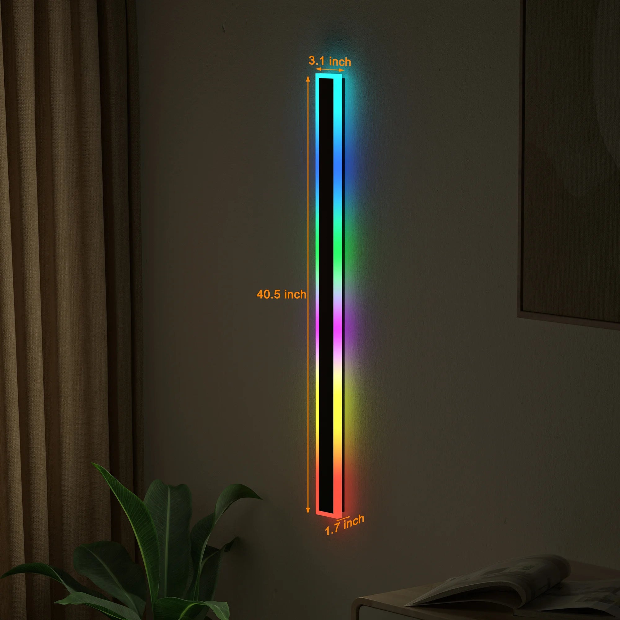 Modern Wall Lights, 2 Pack Long Wall  Lighting Fixtures LED