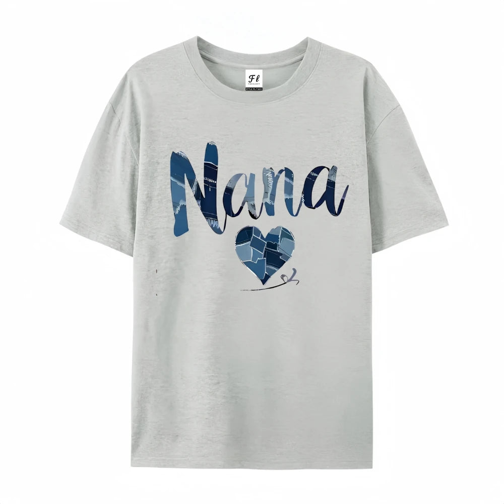 Nana Graphic Tee Fashion Women T-Shirt Casual Round Neck Short Sleeve Summer S-5XL Loose Tops