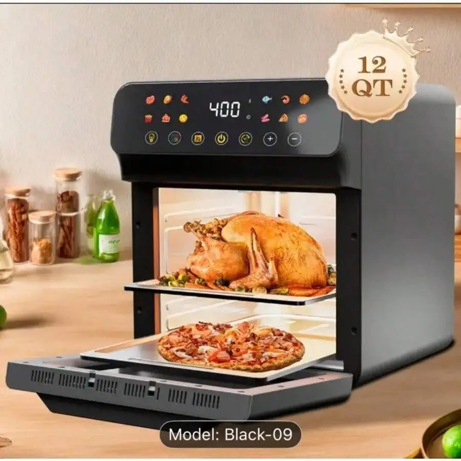 Air Fryer Visual Intelligent Fully Automatic Household Air Fryer Anti Scald Handle Suitable For Chicken And Fish