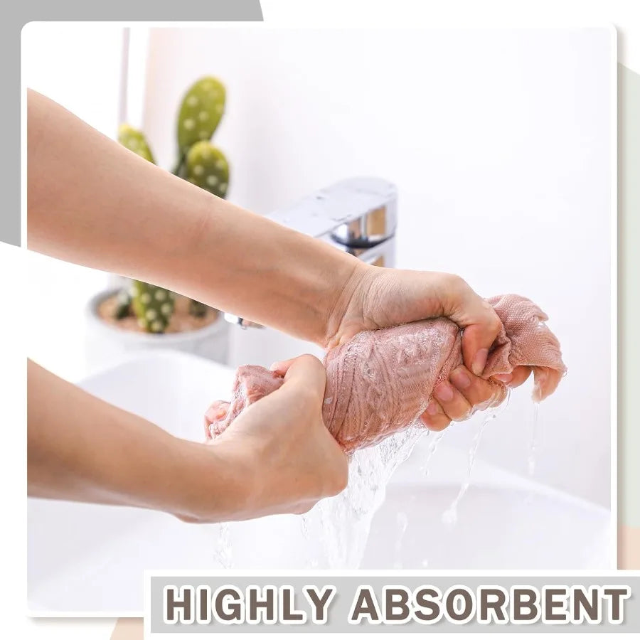 4 Pack  Bathroom Hand Towel Cotton Decorative  Kitchen Hand Towel  Bathroom  Set
