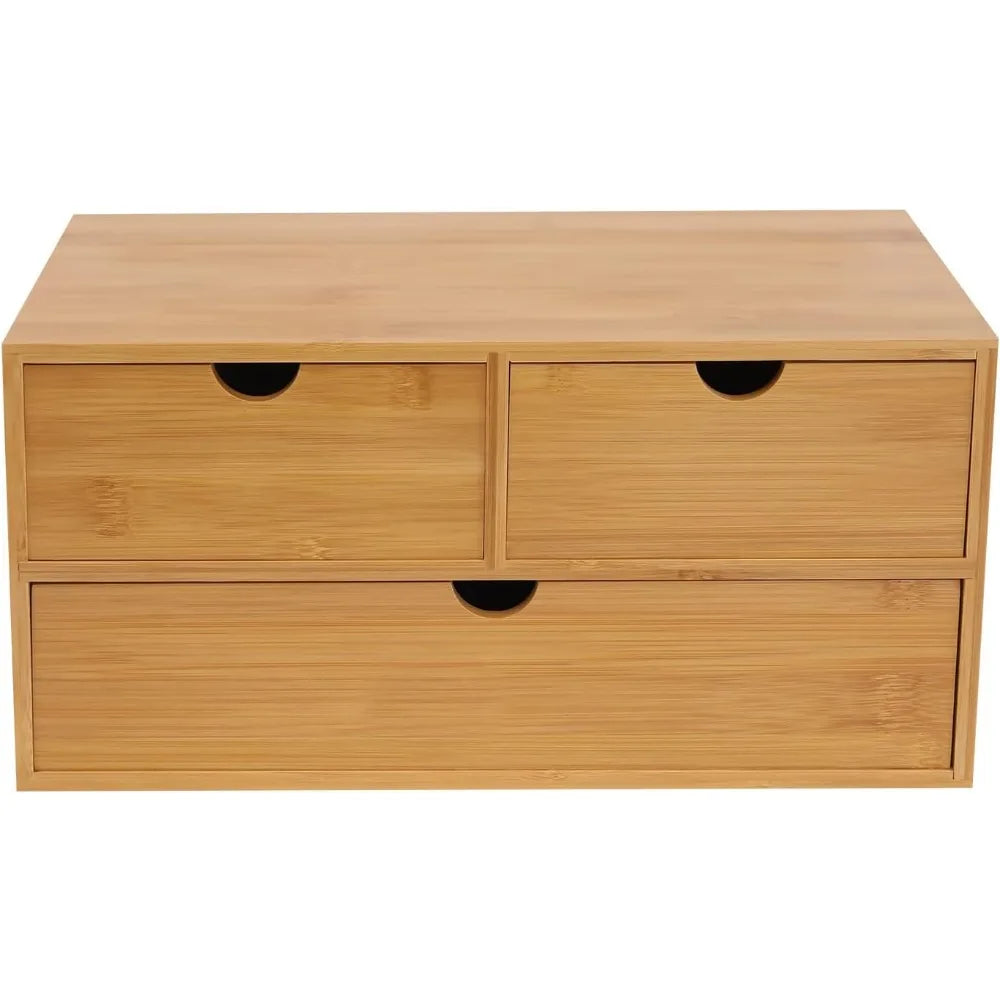 Desk   Letter Tray Drawers   Wood Mini Shelf