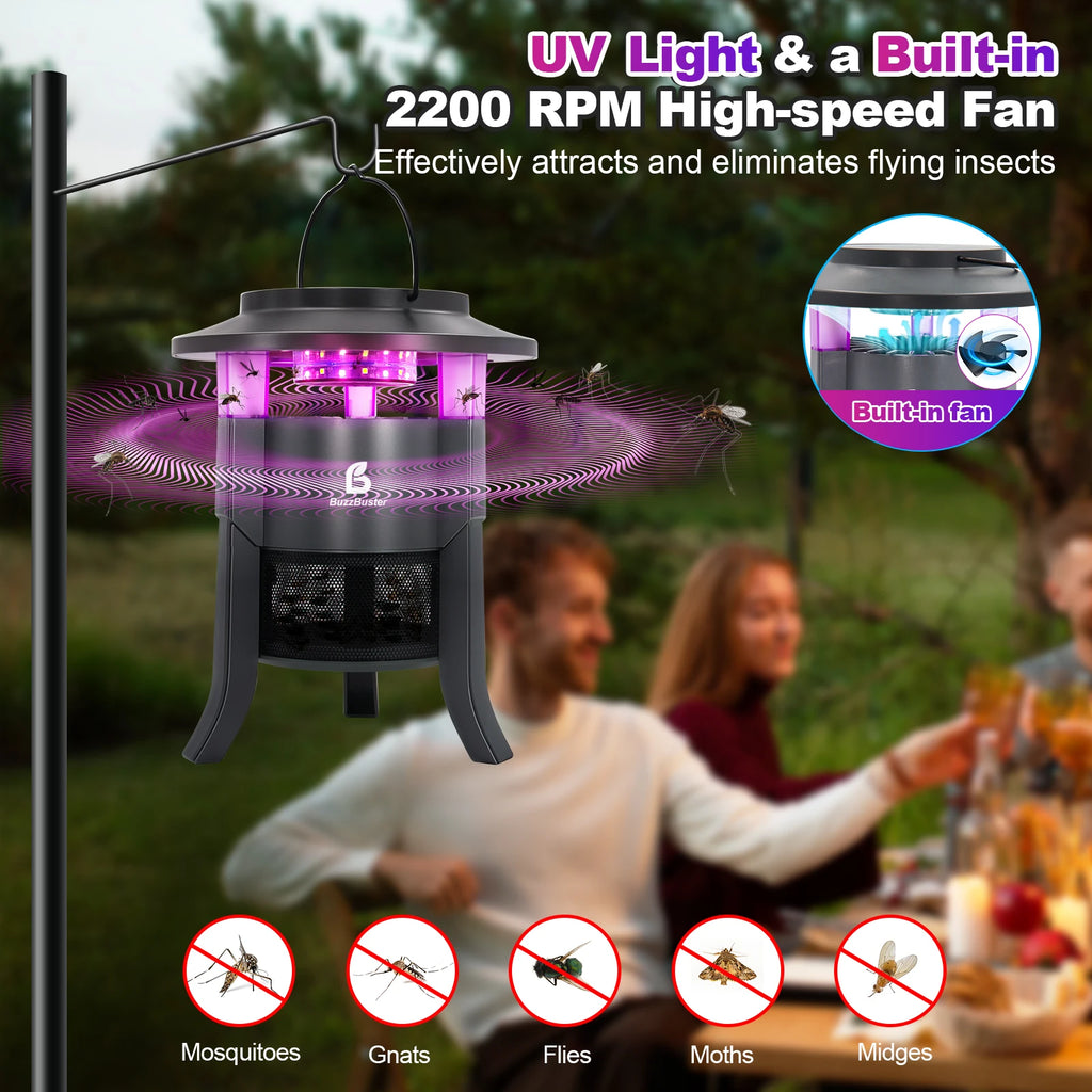 Outdoor, Electric Fly Zapper, Mosquito Killer, Insects Zapper Indoor Outdoor