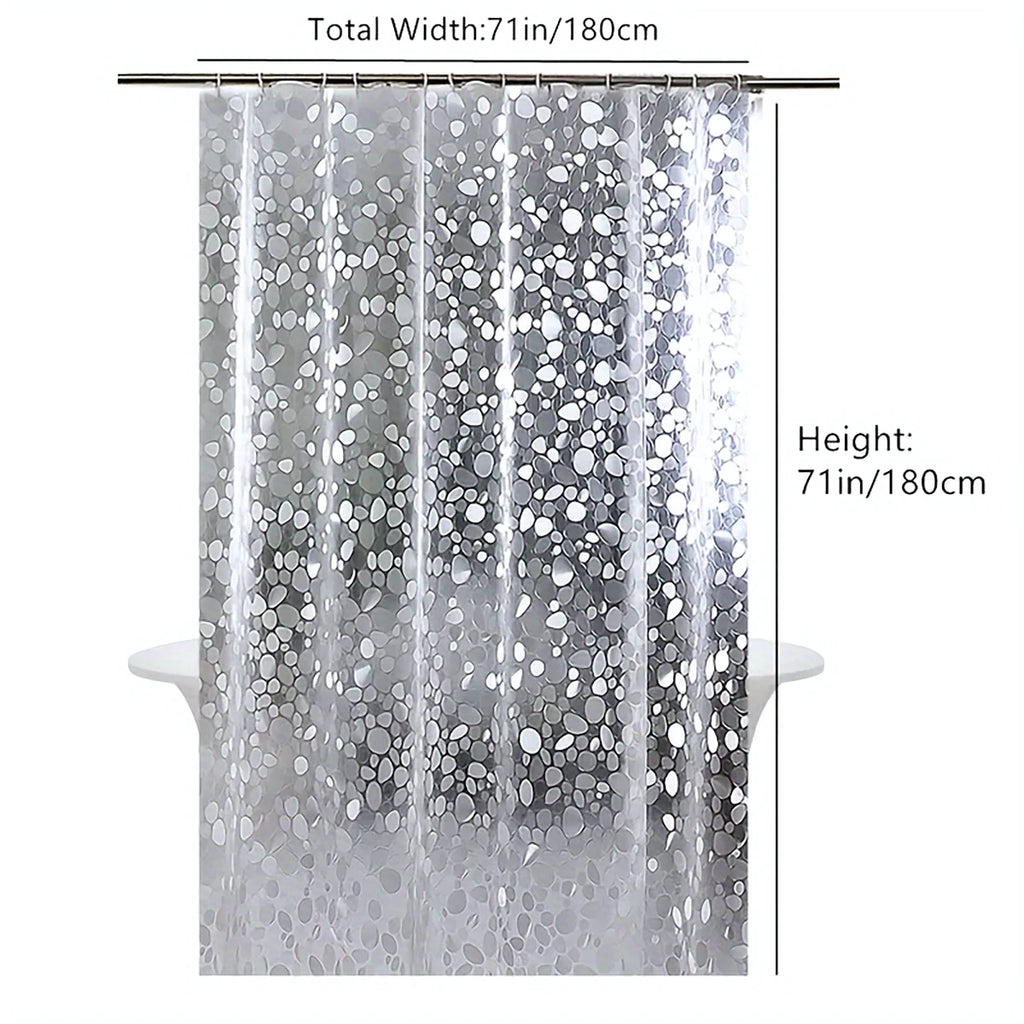 Shower Curtain Liner Material with Magnets, Shower Stalls & Bathtubs