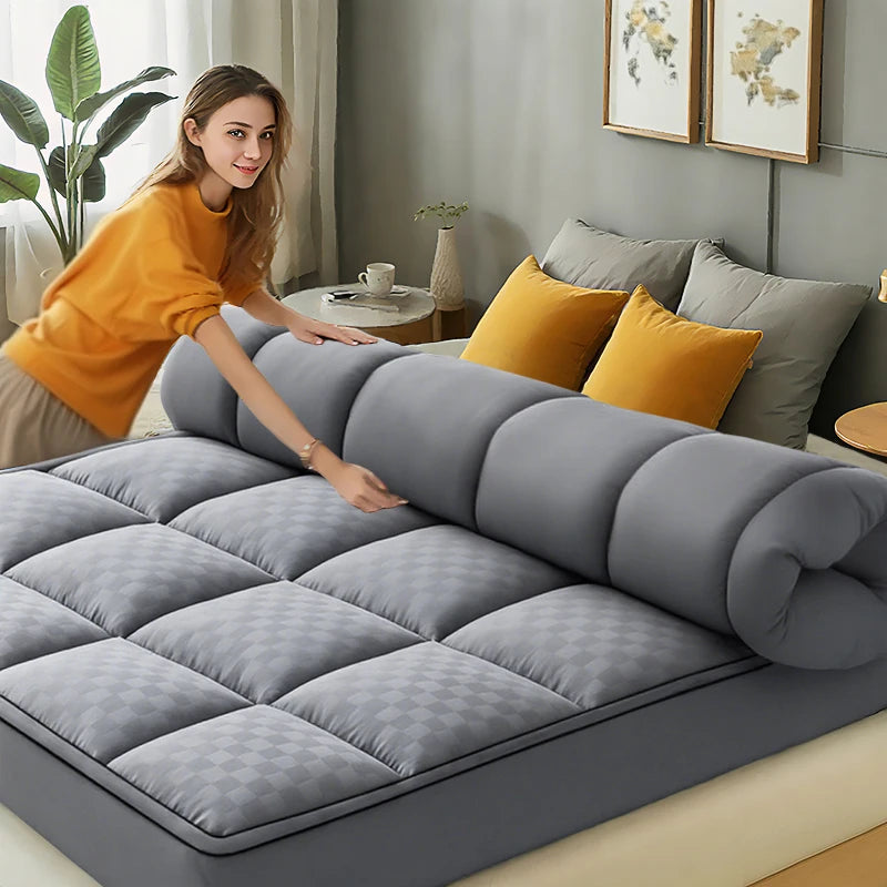 Thick Mattress covers  Topper 1000Gsm Cooling Noiseless Breathable Fitted  Machine Washable