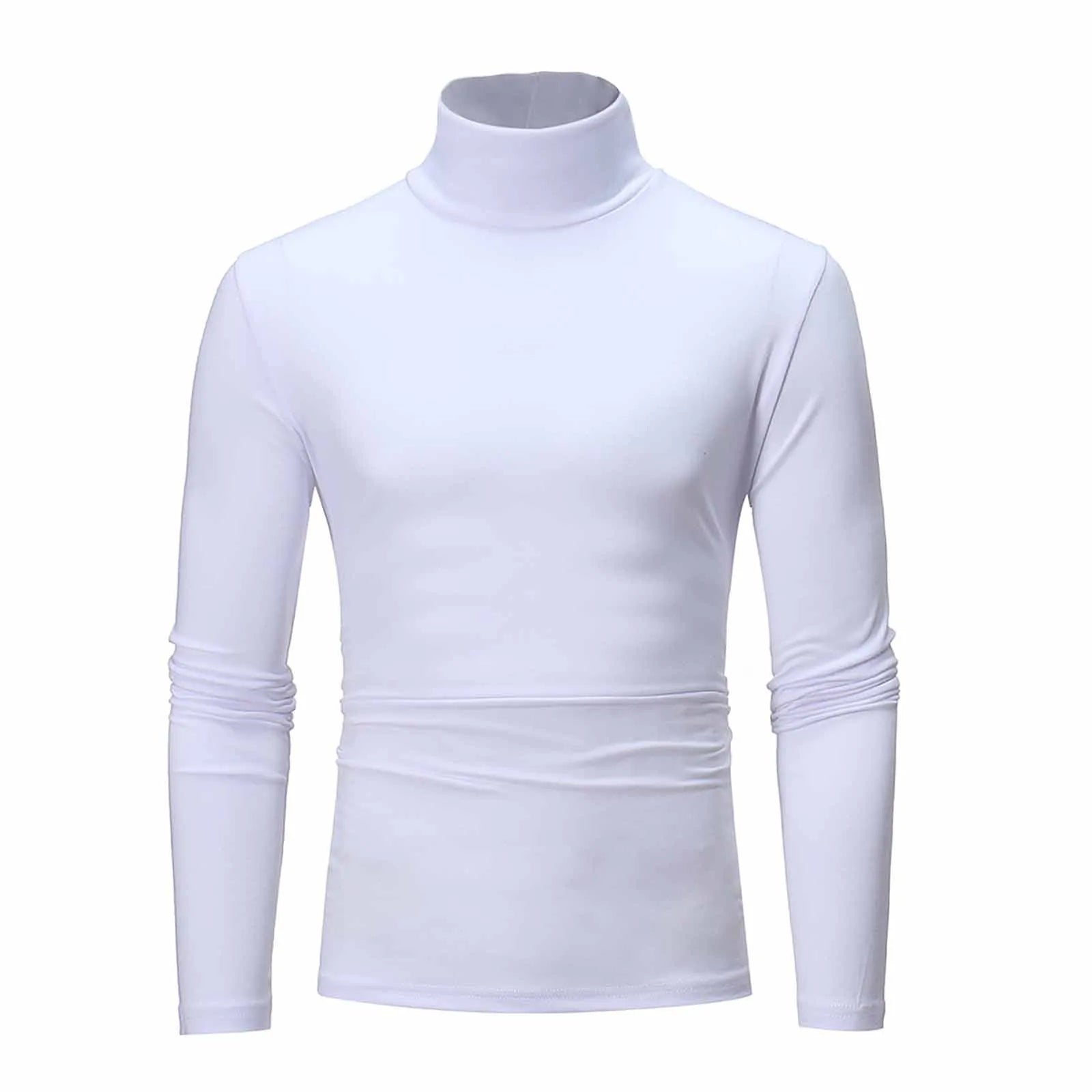Basic Turtleneck High Collar Pullover Male Autumn Spring