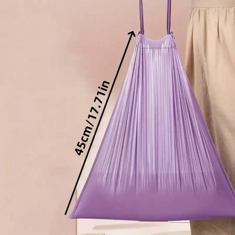 100pcs Household Portable Trash Drawstring Bags,