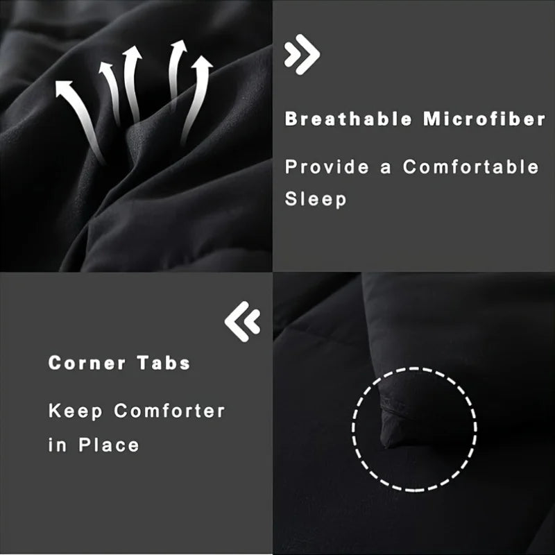 Full Size Bed Comforter Set  All Seasons Bedding with 2/3 pcs,1 Comforter, 1/2 Pillow Shams