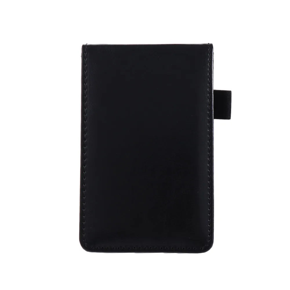 Leather Cover Pocket Planner  Notebook Small Notepad  Memos Office Stationery