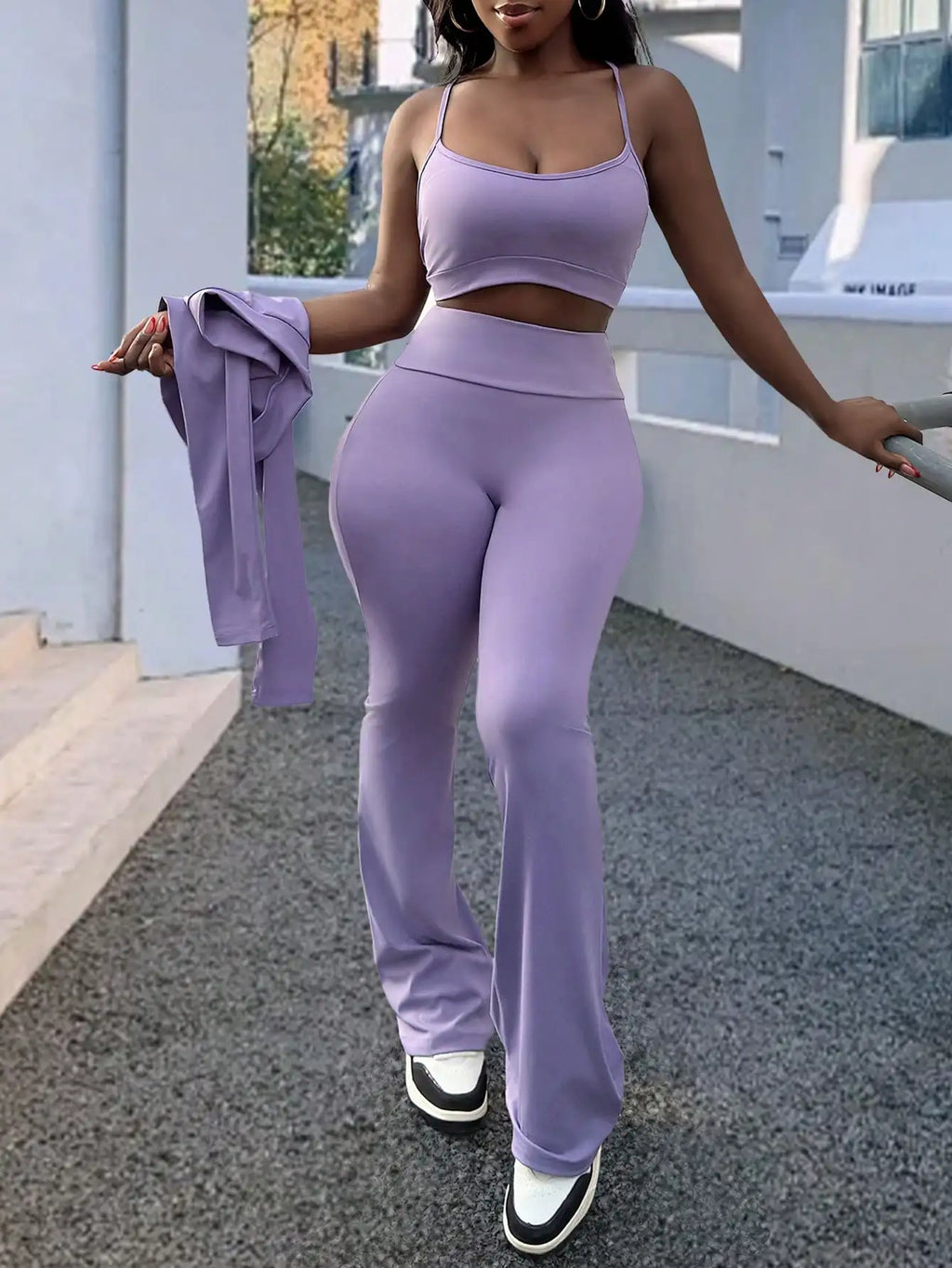 A Fashionable and Comfortable 3-piece Summer Casual Sportswear Set