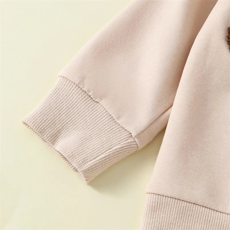 Toddler Girl Thanksgiving Outfits Letter Long Sleeve Sweatshirts Turkey Print Flare Pants 2Pcs Clothes Set