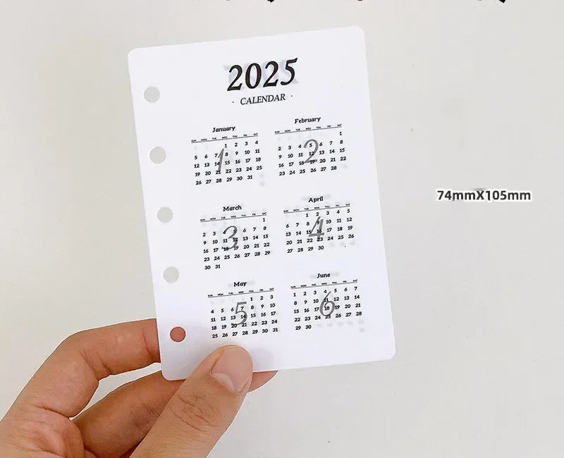 Notebook Transparent Loose  Binder  Sketchbook  Office Supplies