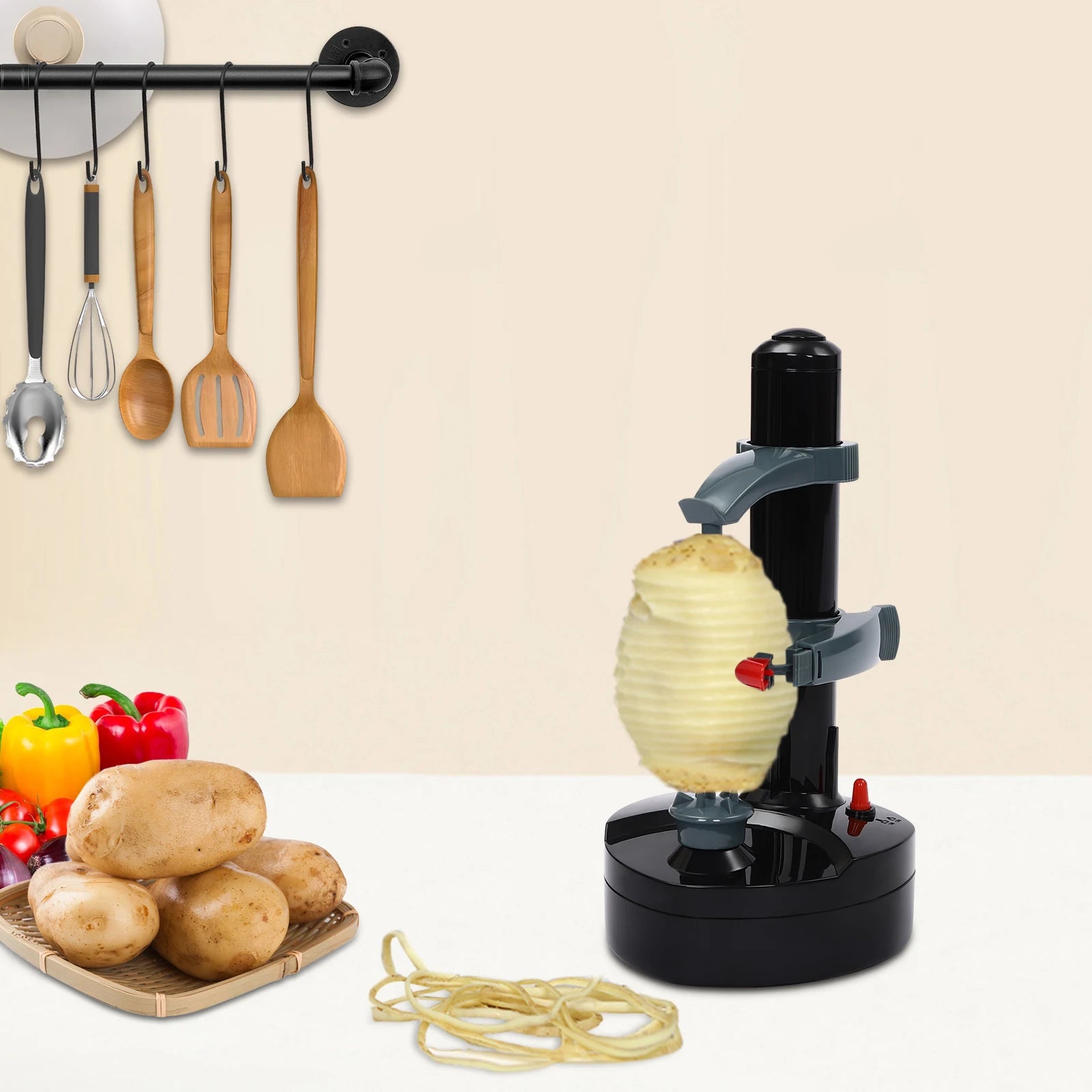 Electric Peeler For Vegetables Multi-function Fruit Potato Carrot Kitchen  Peeling Tool