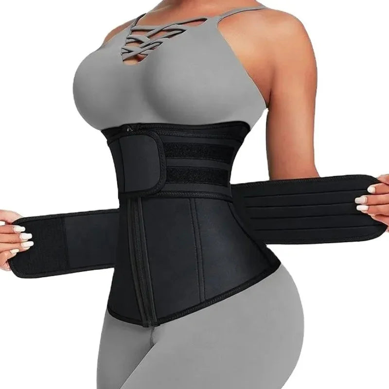 Adjustable Waist Trainer for Women, Workout Cincher for Tummy Control & Back Support