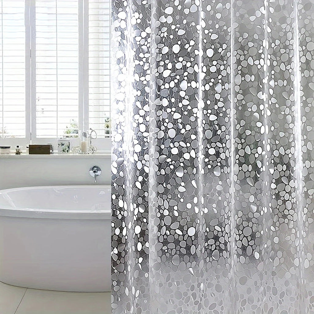 Shower Curtain Liner Material with Magnets, Shower Stalls & Bathtubs
