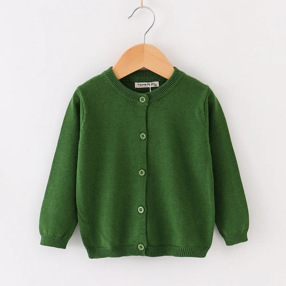 Girls Clothes Baby Casual Cardigan  Stitch Boys Soft Coats Children Sweaters Toddler Knit Jackets