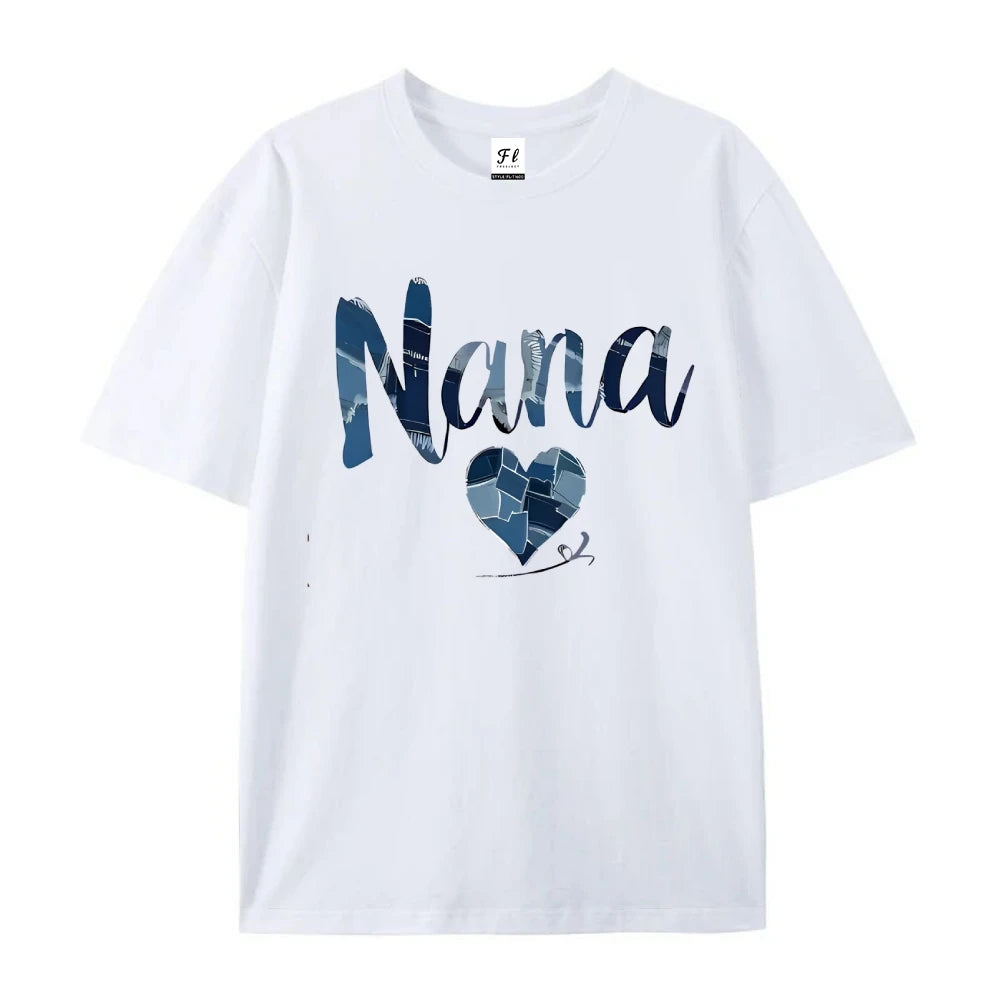 Nana Graphic Tee Fashion Women T-Shirt Casual Round Neck Short Sleeve Summer S-5XL Loose Tops