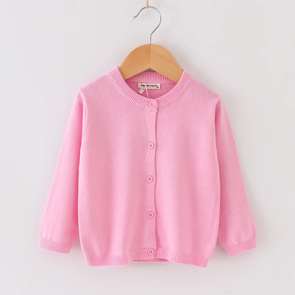 Girls Clothes Baby Casual Cardigan  Stitch Boys Soft Coats Children Sweaters Toddler Knit Jackets