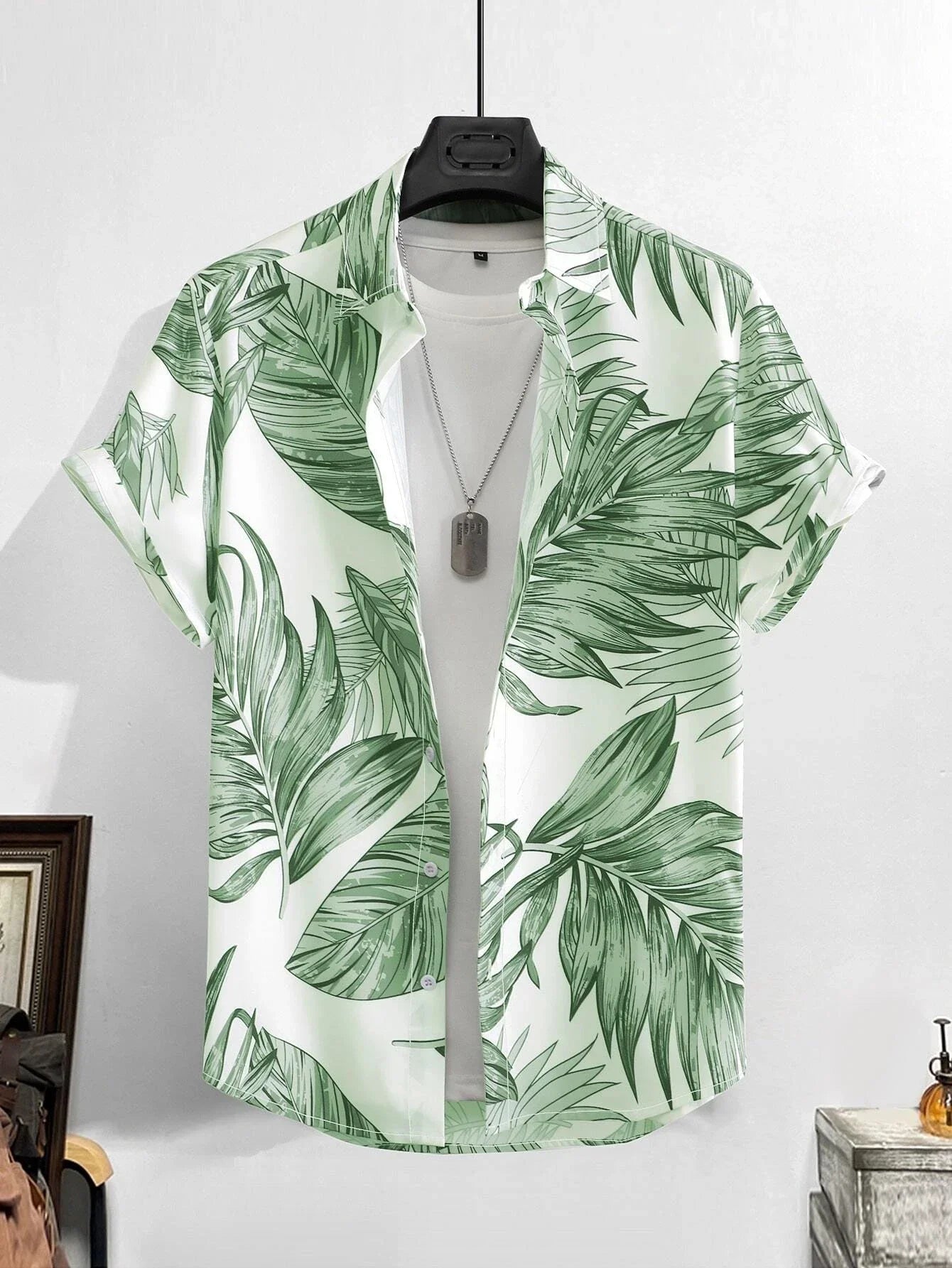 Hawaiian Shirt Man Print Casual  Slim Fashion Shirt High Quality Luxury  Oversized Clothes