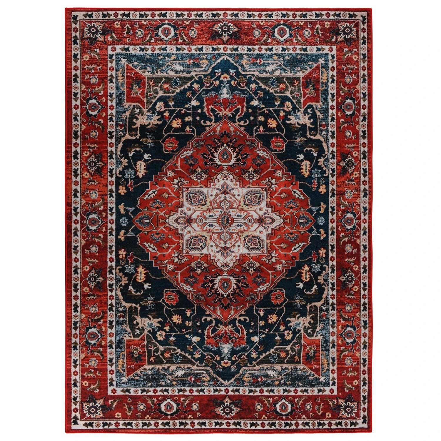 Vintage Bohemian Area Rug for Living Room, Rug Bedroom Indoor Print Carpet Large Size Kitchen Mat