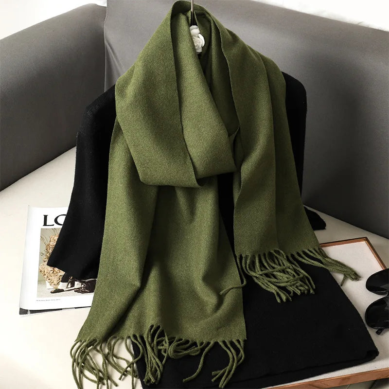 Women Winter Scarf  Cashmere Shawl  Lady Wrap