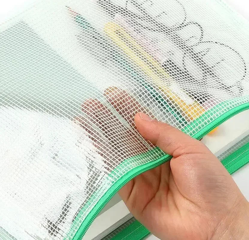 Waterproof Zip Bag A3 A4 A5 A6 Transparent  Pen Filing Products Pocket Folder Office  Supply