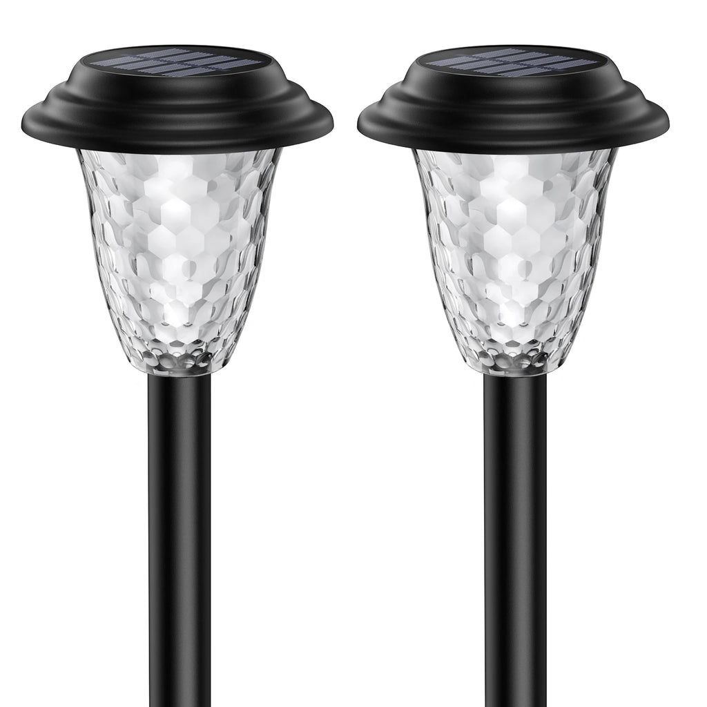 10Pack Solar Lights, RGB/Warm White Color Changing, Outdoor Garden/Backyard/Lawn