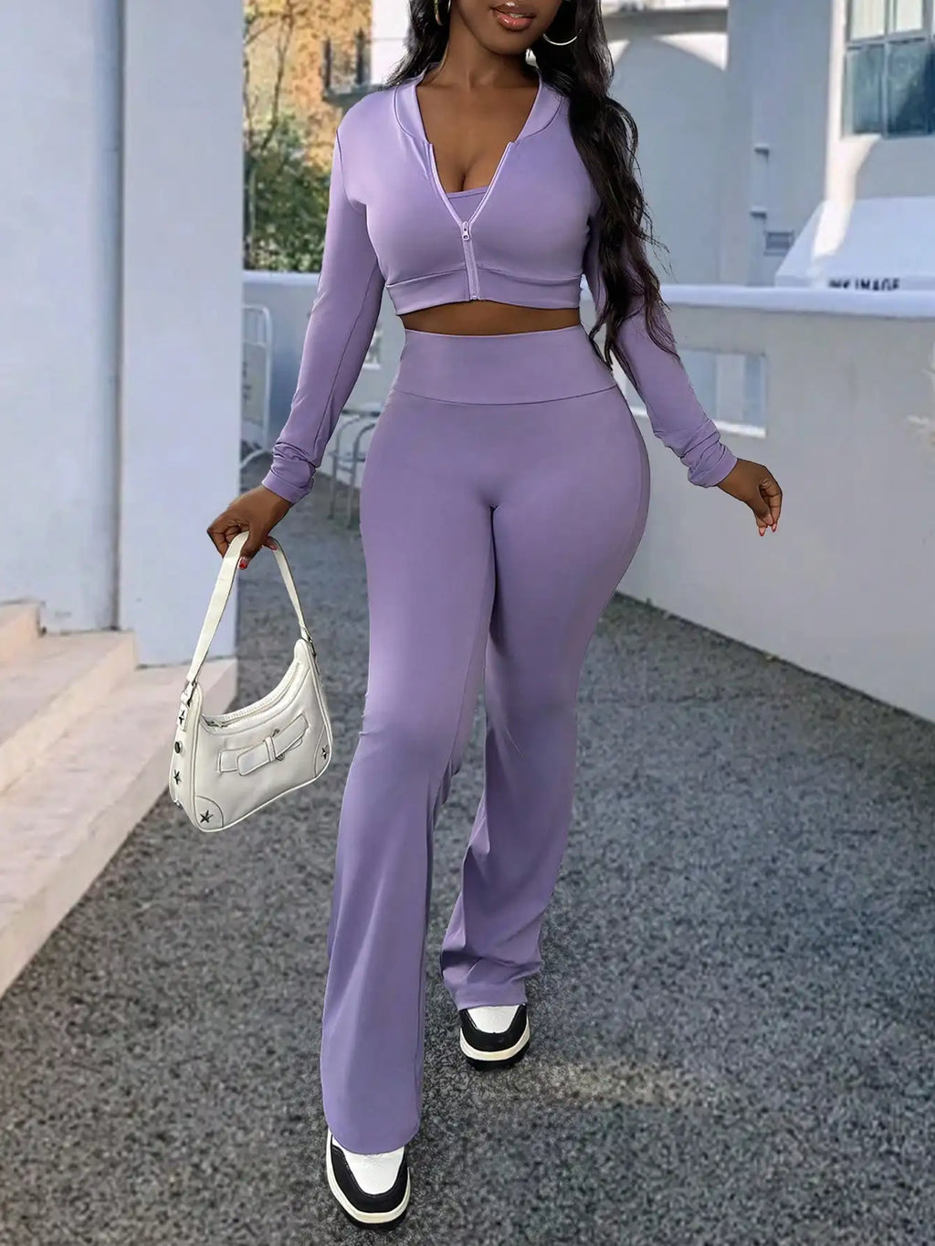 A Fashionable and Comfortable 3-piece Summer Casual Sportswear Set