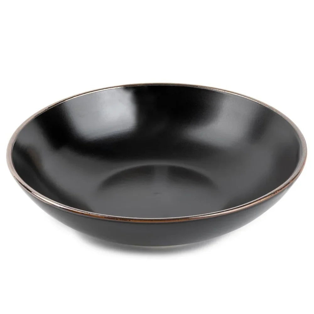 Stoneware Bowl Microwave Dishwasher Safe Durable Ceramic Kitchen Decor Soup Salad Stew Elegant Design Essential Home Cookware