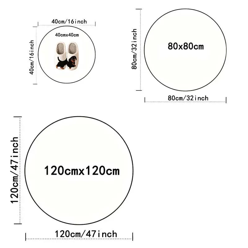 ABC Fruit PlayMat Round Alphabet Rug for Kid Playroom Preschool Classroom Floor Mat with ABC Numbers Animals Educational Design
