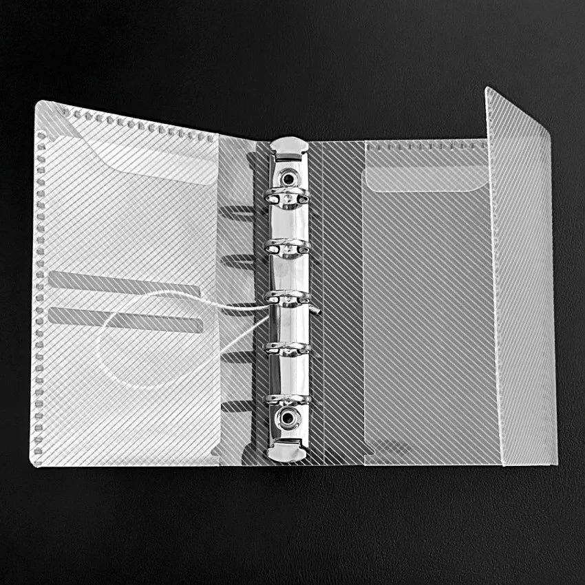Notebook Transparent Loose  Binder  Sketchbook  Office Supplies