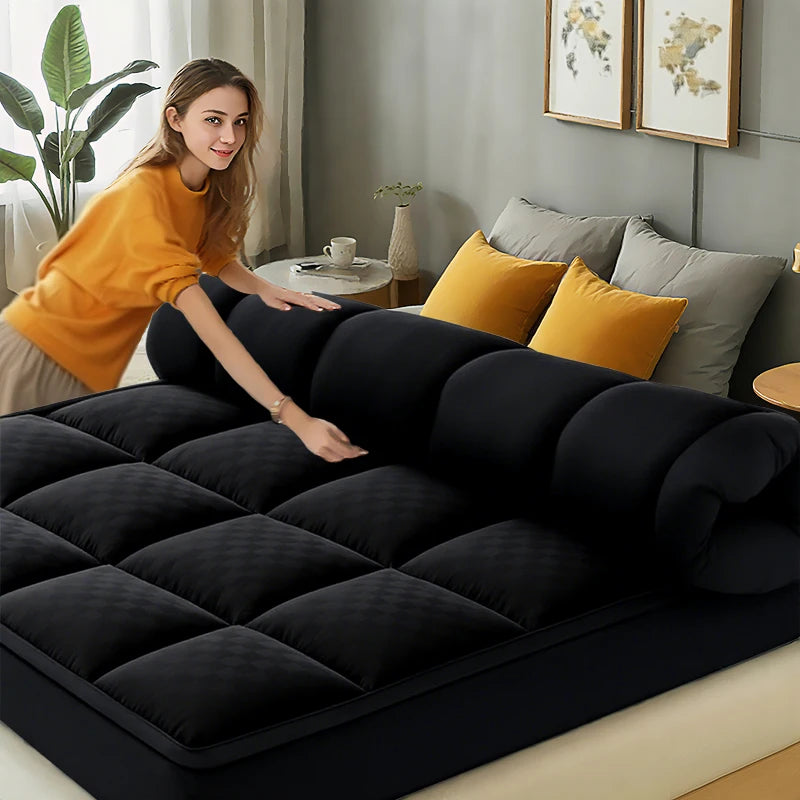 Thick Mattress covers  Topper 1000Gsm Cooling Noiseless Breathable Fitted  Machine Washable