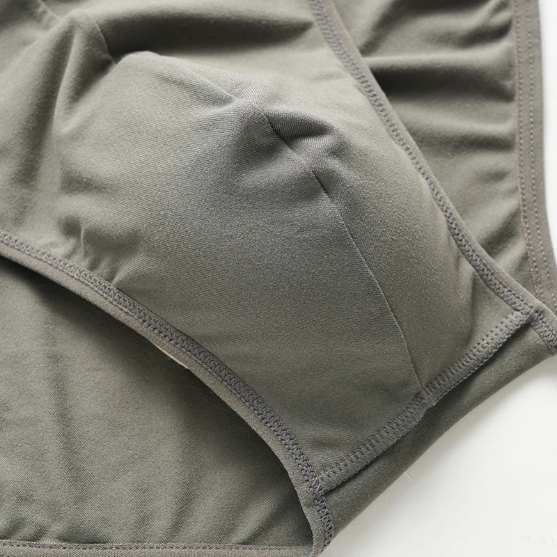 Men's Underwear Briefs  Sexy Breathable Male Lingerie Solid Color Triangle Underpants